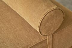 Art Deco Daybed Newly Upholstered in Stonewashed Linen 1930s - 4468774