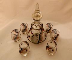 Art Deco Decanter Set with Dynamic Design - 1418715