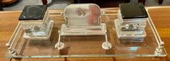 Art Deco Desk Set with Ink Wells Calendar - 3783700