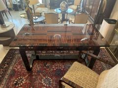 Art Deco Desk and Chair Set by Travail Francais Macassar Ebony 1930 - 4751828