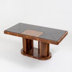 Art Deco Desk with leather top 1930s - 3613408