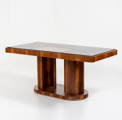 Art Deco Desk with leather top 1930s - 3613412