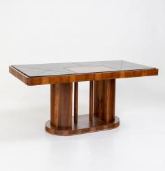 Art Deco Desk with leather top 1930s - 3613413