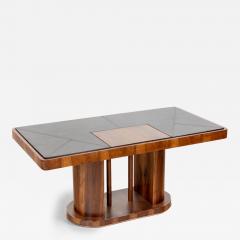 Art Deco Desk with leather top 1930s - 3614893