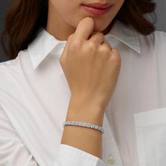 Art Deco Diamond Line Bracelet - 4696358