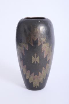 Art Deco Dinanderie Vase - 4739096