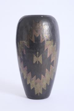 Art Deco Dinanderie Vase - 4739097