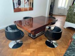 Art Deco Dining Room Table Walnut Roots Southern France circa 1930 - 1488044