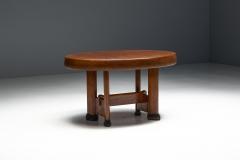 Art Deco Dining Table by C De Jong Netherlands 1920s - 4586676