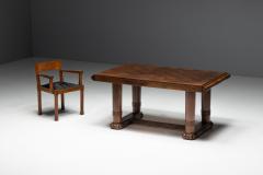 Art Deco Dining Table in the Style of Charles Dudouyt France 1930s - 4606627