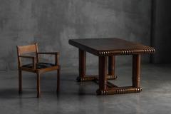 Art Deco Dining Table in the Style of Charles Dudouyt France 1930s - 4606720
