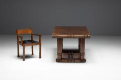Art Deco Dining Table in the Style of Charles Dudouyt France 1930s - 4606743