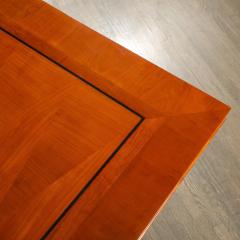 Art Deco Directoire Style Book Matched Walnut Dining Table from LArt De Vivre - 4744588