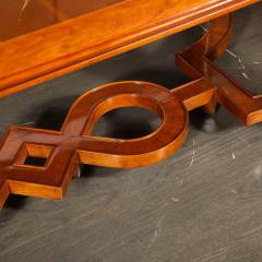 Art Deco Directoire Style Book Matched Walnut Dining Table from LArt De Vivre - 4744590