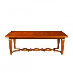 Art Deco Directoire Style Book Matched Walnut Dining Table from LArt De Vivre - 4744609