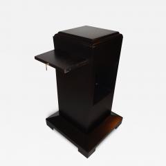 Art Deco Ebonized Pedestal - 3019196