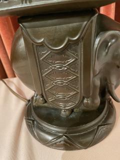 Art Deco Elephant Sculpture Lamp French 1930 - 1748965