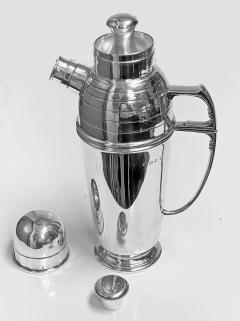 Art Deco English Silver Cocktail Shaker Birmingham 1913 Pearce Sons - 1701693