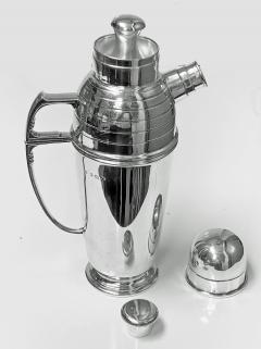 Art Deco English Silver Cocktail Shaker Birmingham 1913 Pearce Sons - 1701694