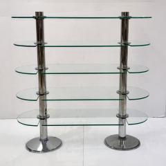 Art Deco Etagere Display Shelf By Siegel Of Paris France 1930 - 4449874