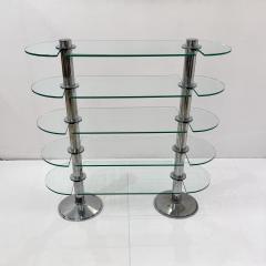 Art Deco Etagere Display Shelf By Siegel Of Paris France 1930 - 4449877