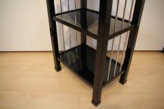 Art Deco Etagere or Shelf Black lacquer and Metal France circa 1930 - 2903705