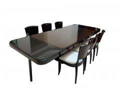 Art Deco Expandable Dining Room Set Macassar Ebony France circa 1925 - 1497842