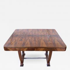 Art Deco Expandable Dining Table Walnut Veneer France circa 1930 - 1078780