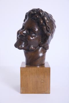 Art Deco Fauns Head Sculpture - 4683307