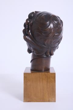 Art Deco Fauns Head Sculpture - 4683308