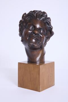 Art Deco Fauns Head Sculpture - 4683309