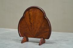 Art Deco Fire Screen in Walnut Burl Veneer 1930s - 4677363