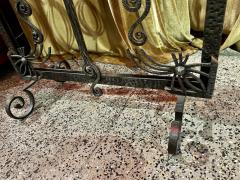 Art Deco Firescreen French Ironwork Fer Forge - 3783837