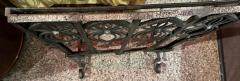 Art Deco Firescreen French Ironwork Fer Forge - 3783851
