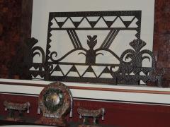 Art Deco Firescreen with Andirons - 1492434