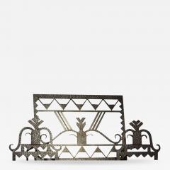 Art Deco Firescreen with Andirons - 1492714