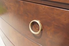 Art Deco Four Drawer Dresser in Myrtle Burl - 126179