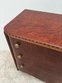 Art Deco French Burled Inlaid Dresser or Bureau - 1342164