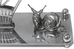 Art Deco French Escargot Cocktail Set C1930 - 2632849