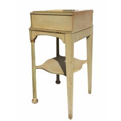 Art Deco French Painted Nightstand Side Table - 4523583