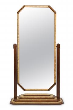 Art Deco French Shagreen and Rosewood Cheval Mirror - 4171640