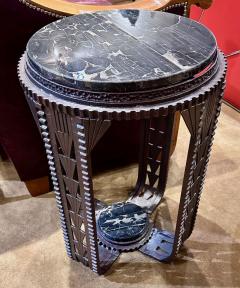 Art Deco French Style Iron Table in the Style of Edgar Brandt - 3783809