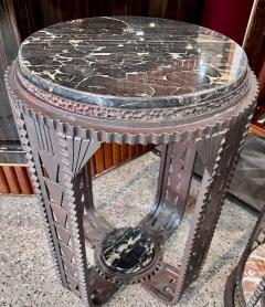 Art Deco French Style Iron Table in the Style of Edgar Brandt - 3783810