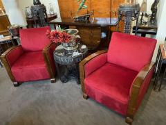 Art Deco French Three Piece Sofa Suite - 3783954