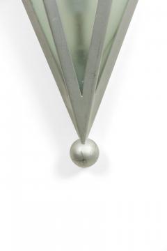 Art Deco Frosted Glass Wall Sconces - 1377128