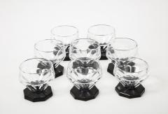 Art Deco Geometric Crystal Decanter Set - 2319629