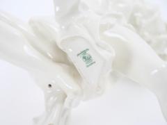 Art Deco German White Glazed Porcelain Dancing Figure Circa 1920s - 4796642