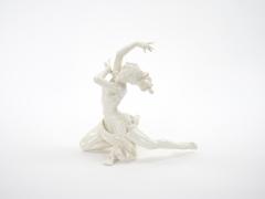 Art Deco German White Glazed Porcelain Dancing Figure Circa 1920s - 4796856