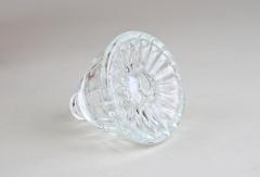 Art Deco Glass Decanter Liquor Bottle Red Gold Iridescent Austria ca 1930 - 3404345