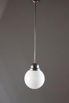 Art Deco Glass Sphere Pendant Light - 4794531